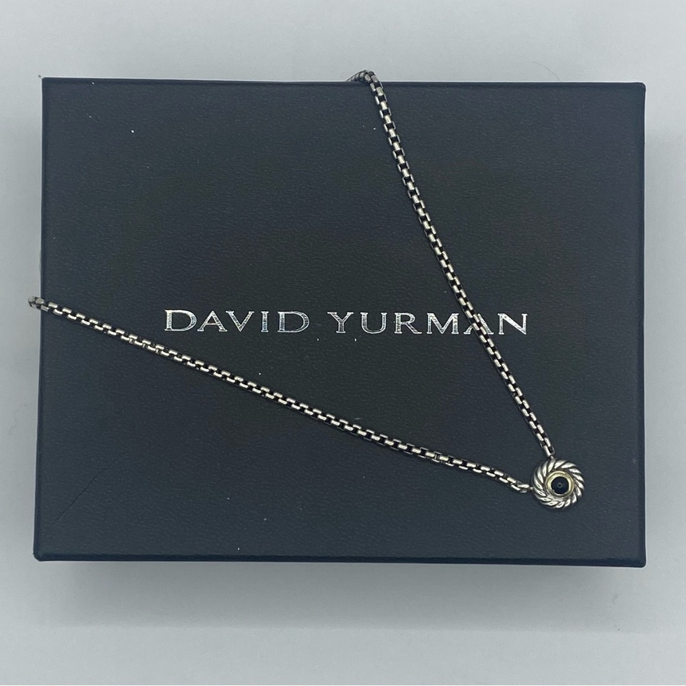 David Yurman Cookie Collection Onyx Necklace
